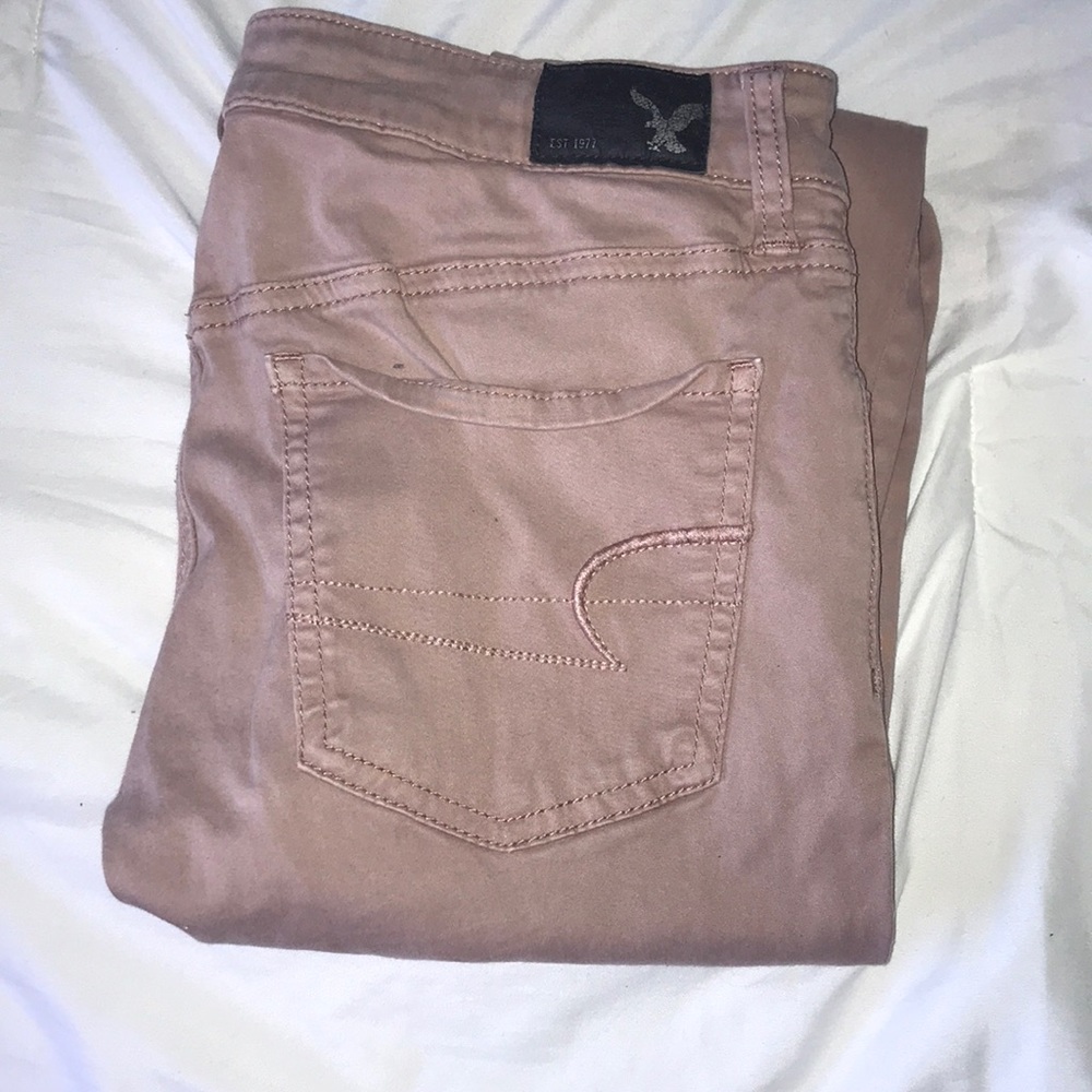 Light pink jeans
